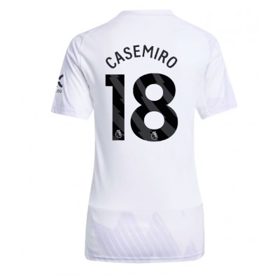Fotballdrakt Dame Manchester United Casemiro #18 Bortedrakt 2025-26 Kortermet Fotballdrakt Dame Manchester United Casemiro #18 Bortedrakt 2025-26 Kortermet